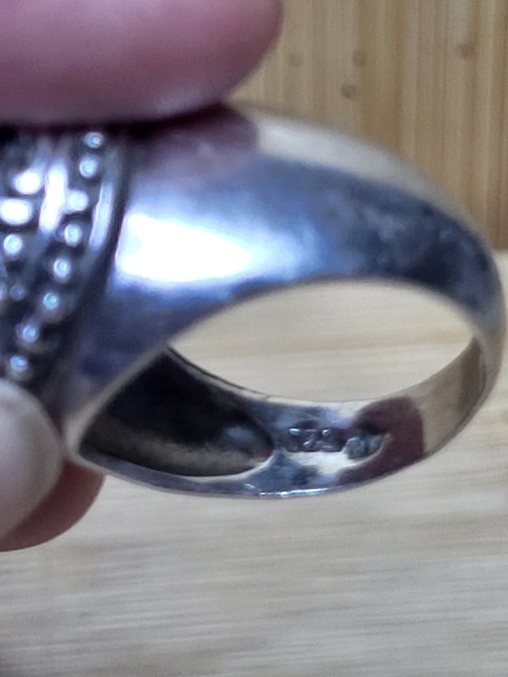 Vintage Estate- Intricate Filigree Dome Ring - 925 Sterling Silver Sz8